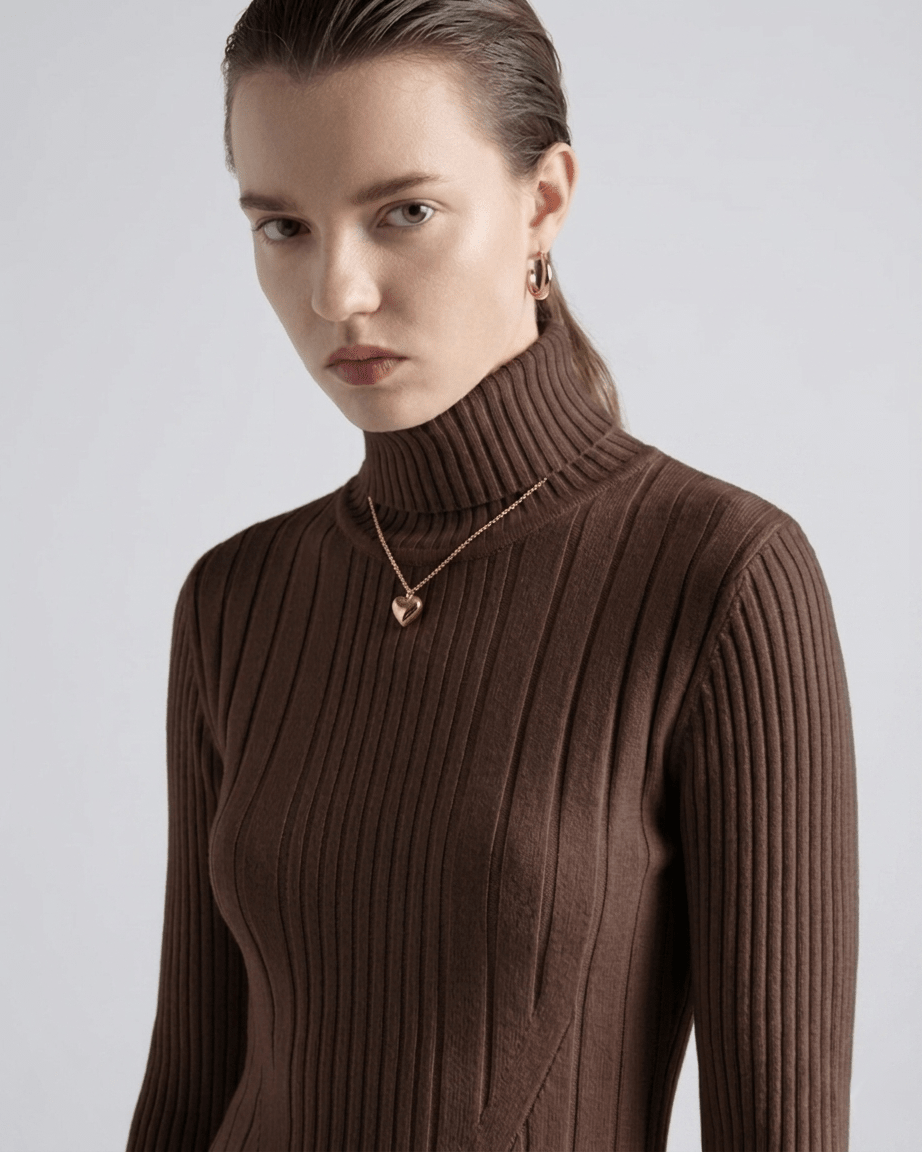 Robe Pull Ajustée - Belle Allure Paris